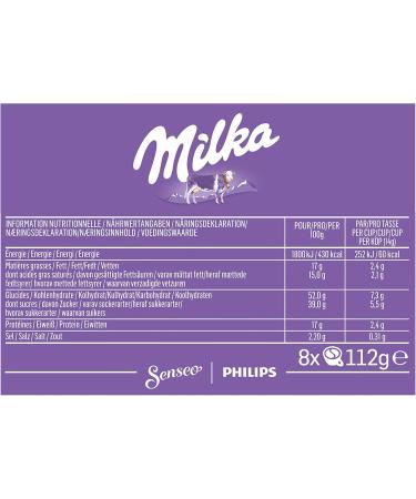  Senseo Senseo Senseo Milka Chocolate 80 Pods (Pack of 10 x 8) Purple 8 Count (Pack of 10) - Buy Online on GoSupps.com