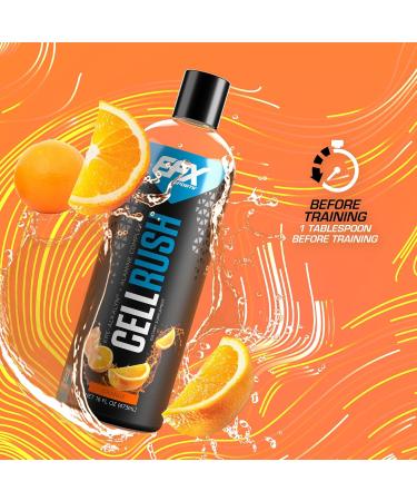 EFX Sports Cell Rush - Fast Acting Muscle Fuel with Kre Alkalyn & Beta Alanine | 16 Fl Oz (Orange) | International Shipping Available - Buy Online on GoSupps.com