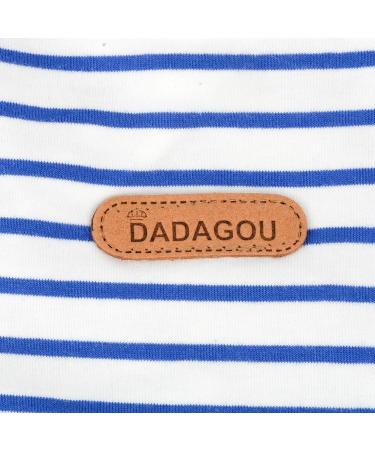 Zweitea Summer Dog Shirts for Small Dogs - Striped Breathable Cotton Vests & Tank Tops | Soft Puppy Clothing in Blue XXL - Buy Online on GoSupps.com