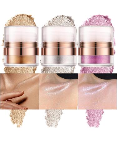 LXZJJM Highlighting Loose Powder Face & Body Blush Powder Face and Body Brightening Natural-Looking Highlighter (#01 HIGLIGHT Net content: 4g/0.14oz) #01 HIGLIGHT 4 g (Pack of 1) - Buy Online on GoSupps.com