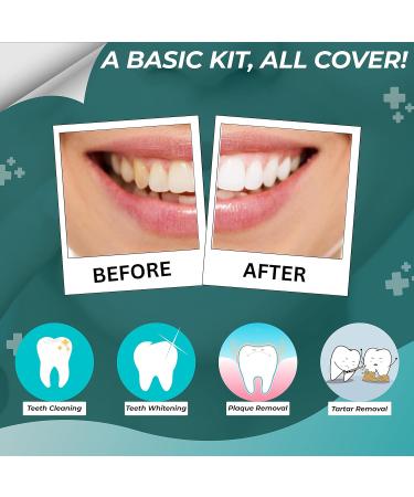 Dental Pick Set - Stainless Steel Teeth Cleaning Tools for Oral Care & Whitening - Buy Online on GoSupps.com