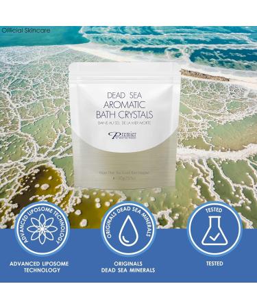Premier Dead Sea Salt Aromatic Bath Crystals - Natural Mineral Treatment for Clean, Soft Skin | 100g - Buy Online on GoSupps.com