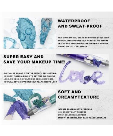  Beliky Girl Pearlescent Metallic Eyeshadow Pencils Set of 3 with Sharpener Highly Pigmented Eye Brightening Water Resistant - Buy Online on GoSupps.com