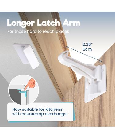 Benny Bradley's Invisible Baby Proofing Cabinet Latch Locks - 20 Pack - Buy Online on GoSupps.com