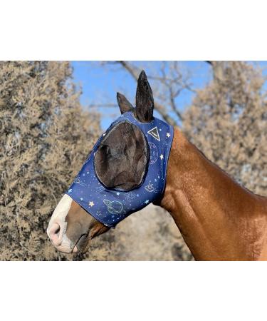 TGW Riding Super Fit Horse Fly Mask - Large Moon Design | Best Protection for Your Horse - Buy Online on GoSupps.com