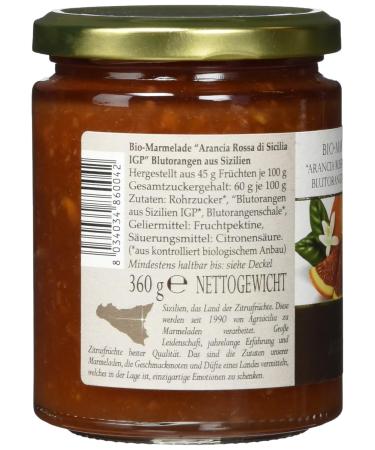Agrisicilia Sicilian Blood Orange Jam - Pack of 6 (6 x 360g) | Premium International Shipping - Buy Online on GoSupps.com