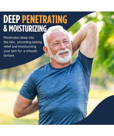 Pain Relief Cream - No Odor Non-Greasy Deep Penetrating Moisturizer for Joint & Muscle Pain - 3.4oz - Buy Online on GoSupps.com