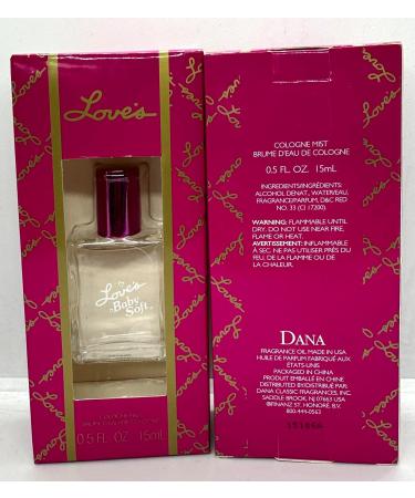 Love's Baby Soft by Dana Cologne Mist Splash .5 oz Women Floral 0.5 Fl Oz (Pack of 1) - Buy Online on GoSupps.com