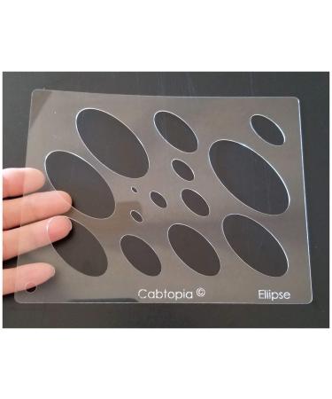 Cabtopia - Lapidary Jewelry Design Template StencilEllipse - Buy Online on GoSupps.com