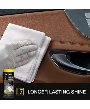 Suds Lab LZ Spot-Less Leather Wipes - Clean Condition & Protect Leather Furniture Car Seats & Shoes (40 Count) - International Shipping Available - Buy Online on GoSupps.com