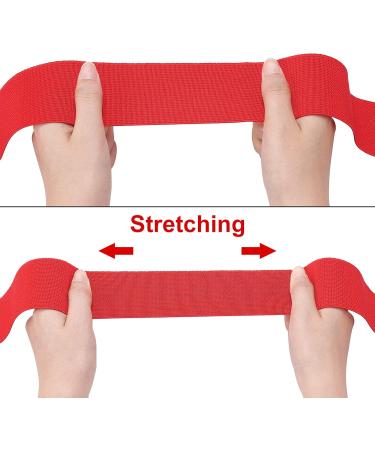 BENECREAT 13 Yards Flat Elastic Bands - 50mm Wide 12 Colors for Sewing Dress & Wig Bands - International Shipping Available - Buy Online on GoSupps.com