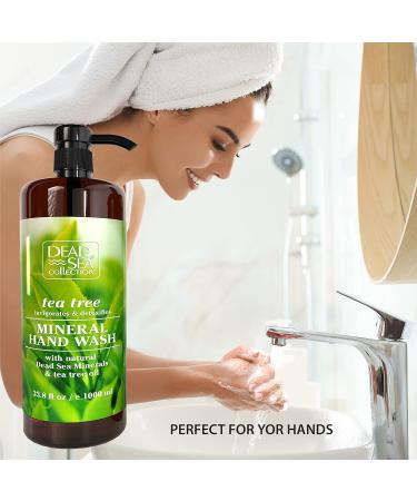 Dead Sea Collection Tea Tree Oil Hand Soap - Moisturizing Gel Cleanser - 2 Pack (33.8 Fl. Oz Each) - Buy Online on GoSupps.com