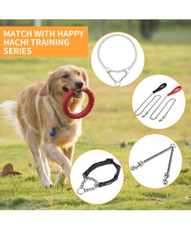 HAPPY HACHI Double Dog Heavy Duty Steel Chain Lead - 2 Dogs Leash S-3.0mm*50cm | Durable & Strong Walking Solution - Buy Online on GoSupps.com