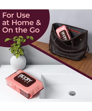 320 Flushable Feminine Wet Wipes for Women with Vitamin-E & Aloe - pH Balanced & Flushable Safe - Buy Online on GoSupps.com