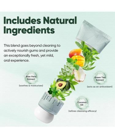 MySmile Fluoride Free Nano Hydroxyapatite Toothpaste for Sensitive Teeth Strengthens Enamel Remineralizes & Whitens Teeth Freshens Breath for Adults SLS Free Natural Misty Mint 4.2 oz 4.2 Ounce (Pack of 1) - Buy Online on GoSupps.com