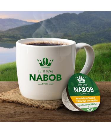 Nabob Breakfast Blend Coffee 100% Compostable Pods 117g (6 Boxes of 12 Pods) - Buy Online on GoSupps.com