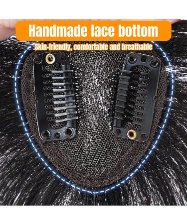 Clip in Bangs Natural Clip in Fringe Human Hair Realistic 360 Cover Bangs Hair Clip Breathable Wispy Hair Fringe Clip for Women - Buy Online on GoSupps.com