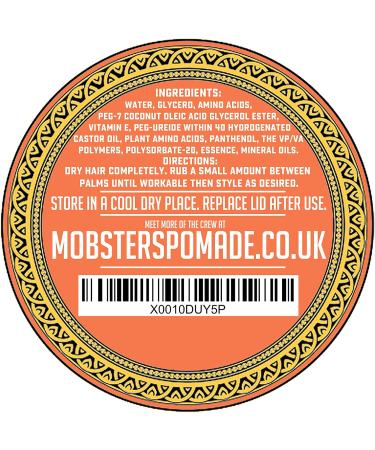 Mobsters Pomade for Men Strong Hold Water Based Deluxe Matt Finish Hair Wax 150ml Tin - Special Edition (Hatchet Harry) - Buy Online on GoSupps.com