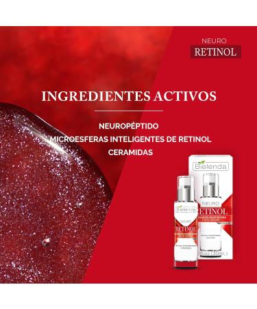 Bielenda Neuro Retinol Face Serum 30ml - Advanced Skin Repair Lifts & Tightens Smooths Wrinkles Evens Skin Tone - Rejuvenating Day/Night Serum - Buy Online on GoSupps.com