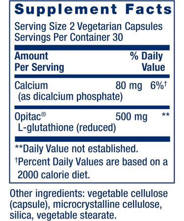 Buy Life Extension Glutathione 500 mg Capsules | Antioxidant Supplement for Oxidative Stress | Gluten-Free Non-GMO Vegetarian | 60 Count - Buy Online on GoSupps.com