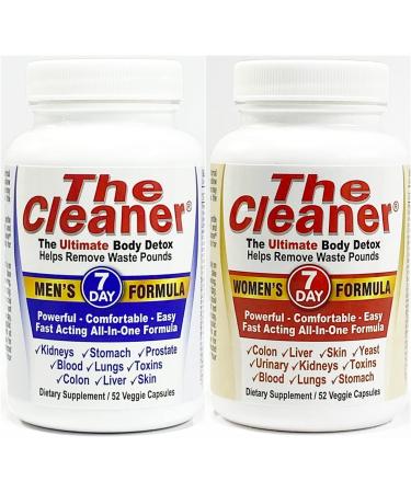 Century Systems The Cleaner 7-Day Men's & Women's Formula - 52 Capsules Each
