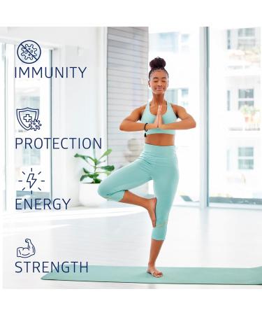 N1N LHC+ 15-in-1 Immune Support Supplement with Spirulina, Turmeric, Ginseng, Guarana, Vitamin D and Vitamin C for Immunity, Energy and Long-Haul Relief, 60 Veg Caps, Bottle Color May Vary - Buy Online on GoSupps.com