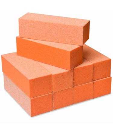 Maccibelle Durable Nail Buffer Sanding Block 60/100 Grit Orange Buffer for Buffing File Acrylic Polygel Artificial Dip System Fingernails  Pedicure Tool 10 Pieces - Buy Online on GoSupps.com