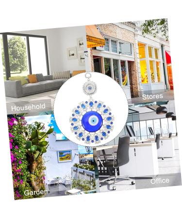 Abaodam Devil's Eye Pendant Household Decor Glass Evil Eye Charm Family Devil Eye Bohemian Turquoise - Buy Online on GoSupps.com