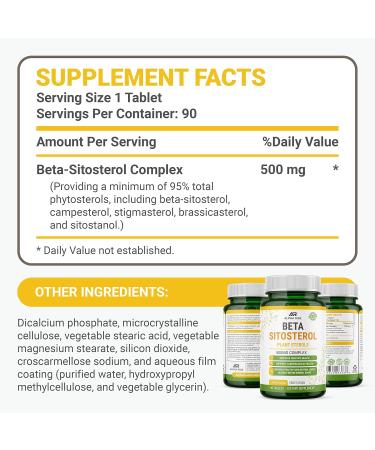 ALPHA RISE ADK 5 Vitamin Supplement + Beta Sitosterol - Natural Plant Sterols - Buy Online on GoSupps.com