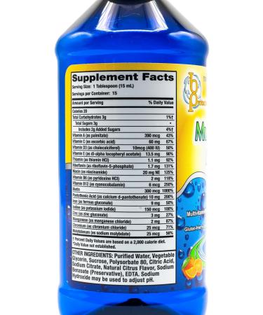 B Protected Multi-Vite Liquid Alcohol Free 8 fl Ounce (236 ml) Liquid - Buy Online on GoSupps.com