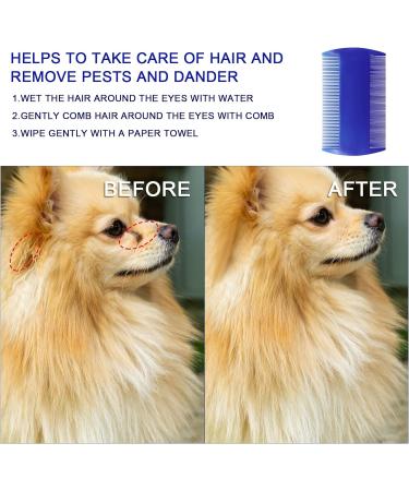 BLMHTWO 12 Pieces Nit Comb Nit Combs Plastic Flea Comb Double Sided Lice Combs with Dense Fine Tooth Smooth Durable Effective Removing Fleas Head Lice Combs for Thick Hair Kids Cats Pets 6 Colors - Buy Online on GoSupps.com