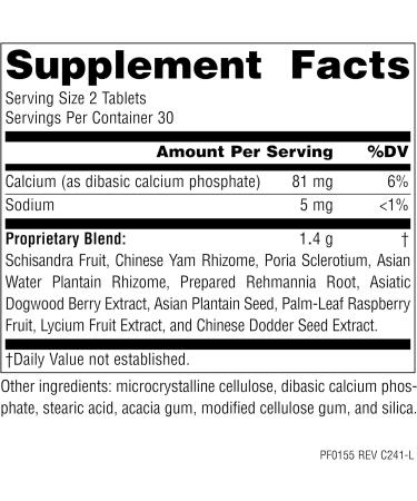 Planetary Herbals Schisandra Adrenal Complex 710mg with Yam Rhizome Poria Sclerotium & More - 60 Tablets - Buy Online on GoSupps.com