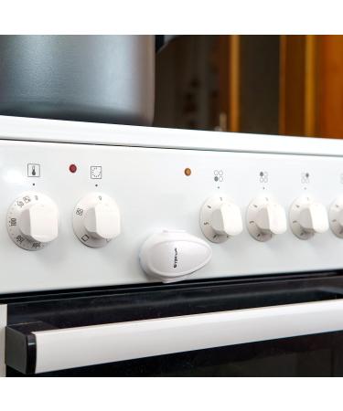 Oboo White Child Lock for Oven & Stove - Heat-Resistant Residue-Free Easy Install - 1 Piece Baby Safety Lock - Buy Online on GoSupps.com