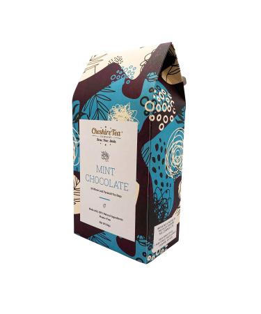 Cheshire Tea Company Premium Mint Chocolate Rooibos - 20 Whole Leaf Pyramid Teabags