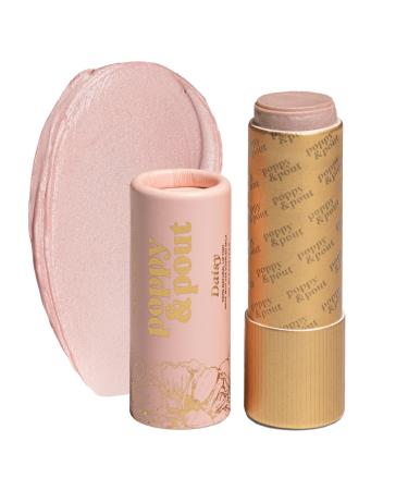 Poppy & Pout All Natural Lip Tint Cardboard Tube Hand-Filled Beeswax Vitamin E Coconut Oil Cruelty Free All-Natural Shades (Daisy)