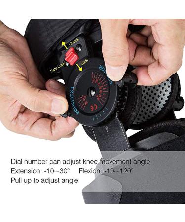 Medibot Adjustable Hinged Knee Brace | Post-Op Support Orthosis for Men & Women | Left & Right Leg Immobilizer - Buy Online on GoSupps.com