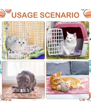 Buy NAMALU 4 Waterproof Guinea Pig Fleeced Ceiling - Absorbent Small Dog Blanket & Reusable Pipi Pads (Paw Pattern 60x40 cm) for Cozy Cages - Buy Online on GoSupps.com