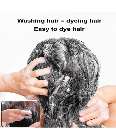 Natural Plant Bubble Hair Dye | Pure Plant Extract for Grey Hair | Black Bubble Dye Shampoo | Plant-Based Hair Color Solutions - Buy Online on GoSupps.com