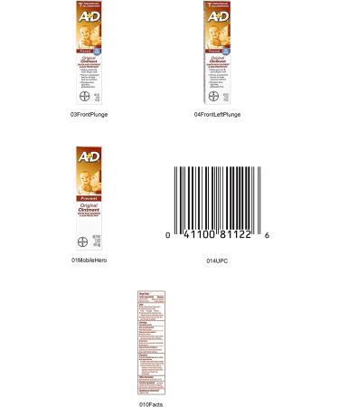 A&D Diaper Rash Ointment & Skin Protectant Original - 1.5 Oz (2 Pack) - Buy Online on GoSupps.com