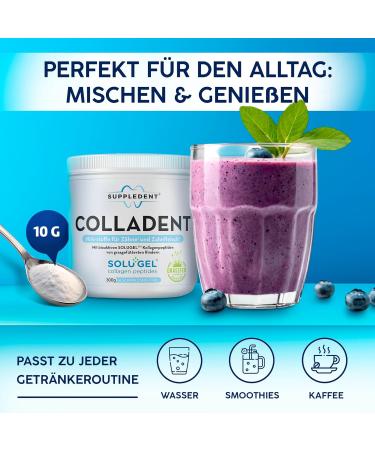 Colladent peptides de collag ne hautement absorbables - Avec peptides de collag ne bioactifs Solugel (300 g) 1 - Buy Online on GoSupps.com