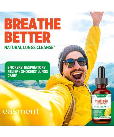 Mullein Leaf Extract for Lungs: Mullein Drops for Lungs 2 Fl Oz (Pack of 1) - Buy Online on GoSupps.com