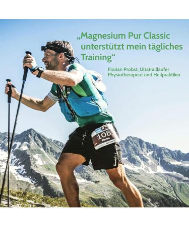 Magnesium Pure Powder 500g - Highly Bioavailable Vegan Magnesium Citrate Refill Bag - No Additives - International Shipping Available - Buy Online on GoSupps.com