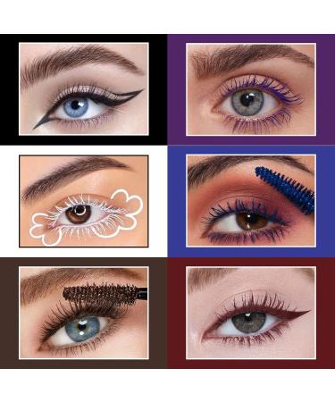 UCANBE Set Mascara et Eyeliner Maquillage des Yeux Couleur Imperm able Mascara pour des Cils Naturels Durables et Recourb s Eyeliner R sistant aux Bavures et Non-Transf rable (Rouge Baie) - Buy Online on GoSupps.com