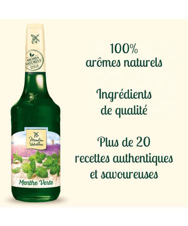 Moulin de Valdonne - Assorted Grenadine Syrup Mint Syrup and White Peach Syrup for Refreshing Drinks Cocktail with or without Alcohol 3 Bottles 70 cl - Buy Online on GoSupps.com