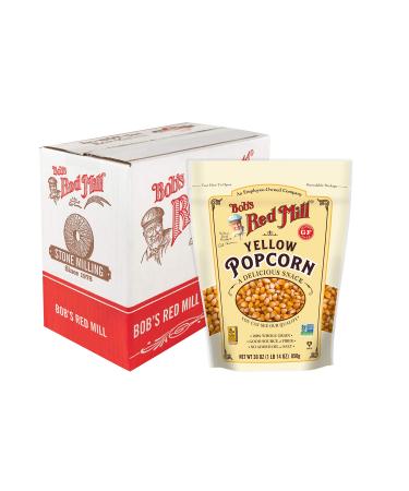 Bob's Red Mill Whole Yellow Popcorn, 30-ounce (Pack of 4)