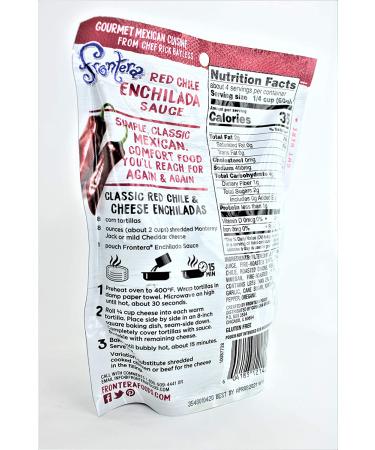 Frontera Enchilada Red Chili Sauce Pouch 8.0 oz (Pack of 2) - Authentic Mexican Flavor - Buy Online on GoSupps.com
