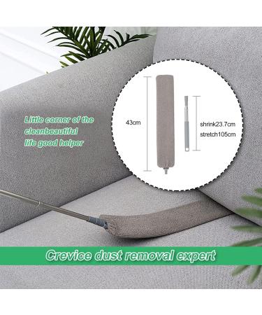 Gap Dust Cleaner Extendable Gap Duster for Cleaning with Extension Pole Long Damp Dusters for Cleaning Ceiling Window Baseboard - Buy Online on GoSupps.com