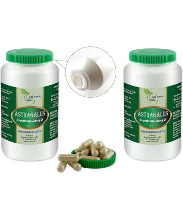 Vita Ideal Vegan Astragalus Root 900mg - 2x360 Capsules | Pure Natural Additive-Free Support | Astragalus Membranaceus - Buy Online on GoSupps.com