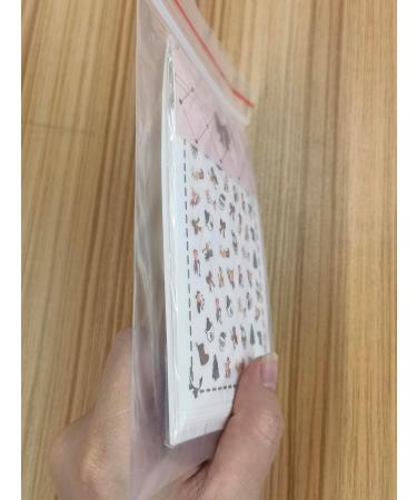 EBANKU 15 Sheets Christmas Nail Art Stickers Decals Self-Adhesive Nail Art Stickers 3D Xmas Santa Claus Snowflakes Nail Stickers for Women Girls Kids Manicure DIY -B - Buy Online on GoSupps.com