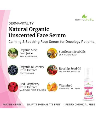 Unscented Face Moisturizer for Chemo Patients | Natural Organic Oncology Cream | Hydrating & Soothing Serum | Paraben & Chemical Free | 1 oz - Buy Online on GoSupps.com